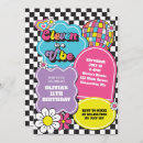 Recherche de 90s anniversaire invitations Rétro