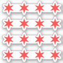 Recherche de chicago autocollants Rouge