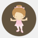 Recherche de petite ballerine autocollants Danse