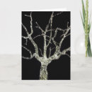 Recherche de arbre nu vœux cartes Silhouette