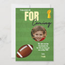 Recherche de football remerciements cartes Fête d'anniversaire