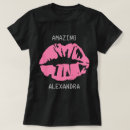 Recherche de bouche rouge tshirts Rose