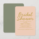 Recherche de peach bridal shower invitations Pastel