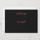 Recherche de hot pink mariage invitations Script