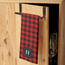 Recherche de rouge et noir cuisine linges Monogrammé