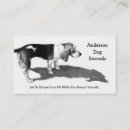 Recherche de beaux arts cartes visite Chien