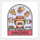 Recherche de cuisine italienne autocollants Spaghetti
