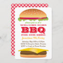 Recherche de partie de bbq invitations Hamburger