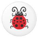 Recherche de coccinelle rouge boutons et poignées de porte Pour enfants