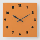 Recherche de orange et noir horloges Pour tous