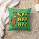 Recherche de yogi coussins Graphique d'ours ludique