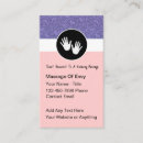 Recherche de thérapie de massage cartes visite Élégant