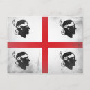 Recherche de la sardaigne cartes postales Drapeau