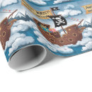 Recherche de bateau pirate papier cadeau Trésor