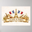 Recherche de tour eiffel vintage posters Classique