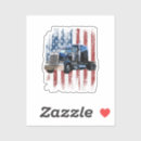 Zoek naar vrachtwagenchauffeur stickers Amerikaans