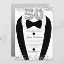 Recherche de men anniversaire invitations Tuxedo