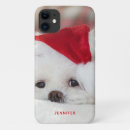 Recherche de petit chien iphone coques Noël