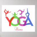 Recherche de flexibilité posters Yoga