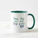 Recherche de disposition tasses Typographie