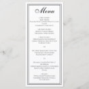 Recherche de noir et blanc mariage menus Écriture