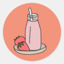 Recherche de shake autocollants Fraise