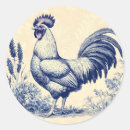 Recherche de coq autocollants Jaune