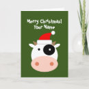 Recherche de vache père noël cartes postales Veau