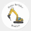 Recherche de pelle autocollants Excavatrice