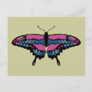 Recherche de papillons bleus cartes postales Pour elle