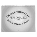 Zoek naar grijs kalenders Creëer uw eigen