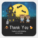 Recherche de loup lune autocollants Bleu