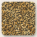 Recherche de leopard dessous de verres Safari