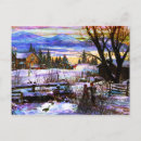 Recherche de fille de chien cartes postales Hiver