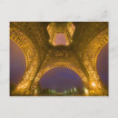 Recherche de tour eiffel nuit cartes postales Architecture