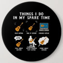 Recherche de guitare basse badges Rock