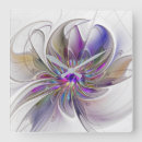 Recherche de carrés abstraits horloges Pour elle