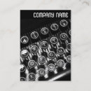 Recherche de machine écrire vintage cartes visite Texture
