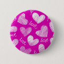 Recherche de coeur blanc badges Rouge et blanc