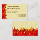 Recherche de flammes rouges cartes visite Pour tous