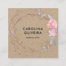 Recherche de floral rose cartes visite Maquilleur