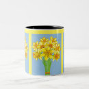 Recherche de fleur de mois de naissance tasses Jonquille