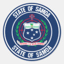 Recherche de drapeau du samoa autocollants Armoiries