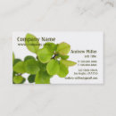Recherche de nature verte cartes visite Customer