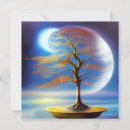Zoek naar bonsai boom kaarten Blauw