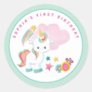 Recherche de anniversaire licorne autocollants Mignon