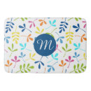 Zoek naar veelkleurig badmatten Bladpatroon