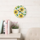 Recherche de tournesol horloges Aquarelle