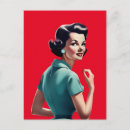 Recherche de brunette cartes postales Vintage