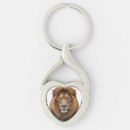 Recherche de tête lion porteclés Visage de lion